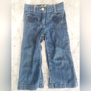 Janie and Jack Heart Pocket Jeans